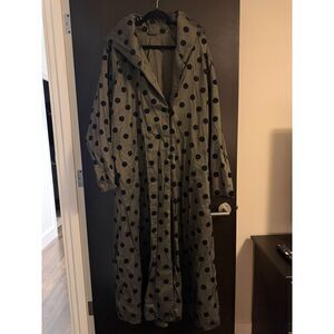 Mycrapac Reversible Polka dot Long Coat - M/L